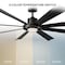 Modern Forms Fans Aura Indoor or Outdoor Smart Ceiling Fan 2700-3000-4000-5000K LED in Matte Black FR-W2303-72L-MB - alternate 3